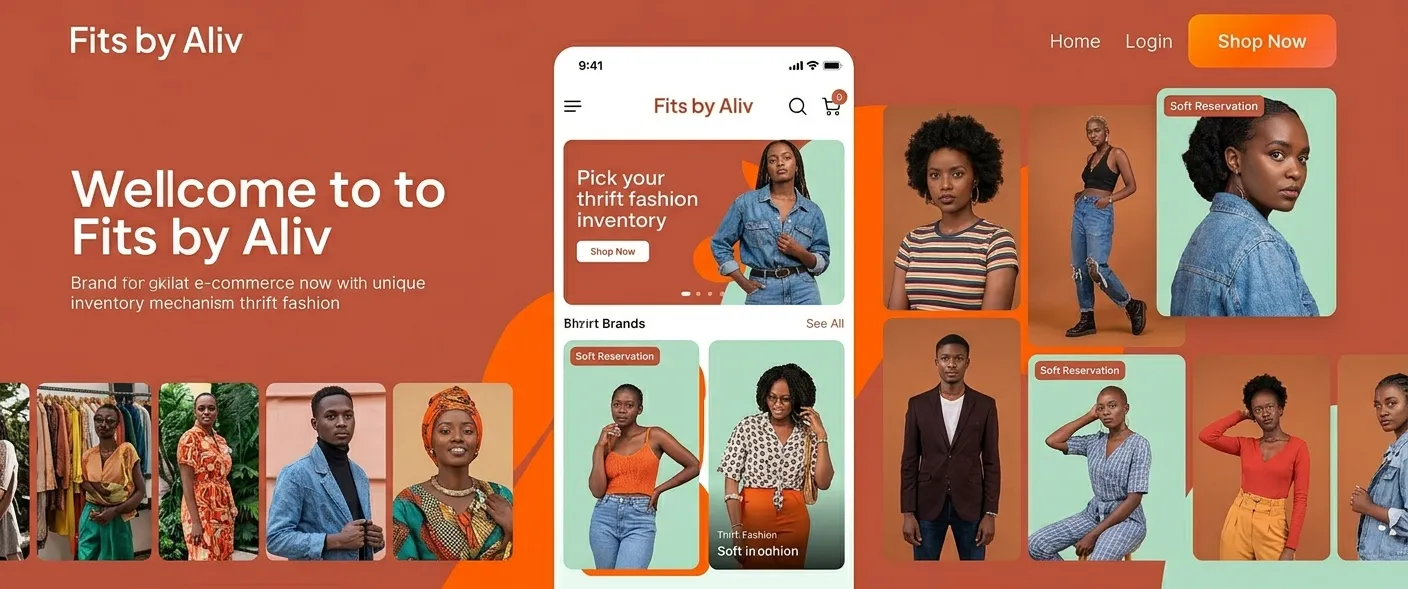 Fits by Aliv — Kenya-First E-Commerce with Payment-Safe Workflows Architecture Diagram - Hero Preview by Ancel Ajanga.